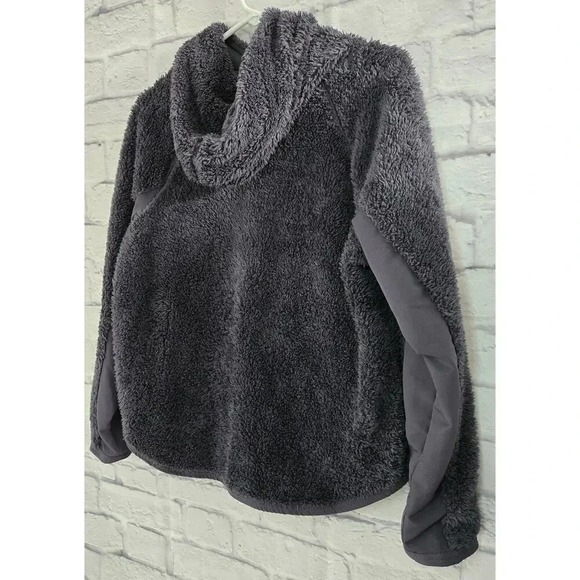 Women's Nike sherpa fleece pullover warm hoodie sweater size small. - Picture 5 of 11